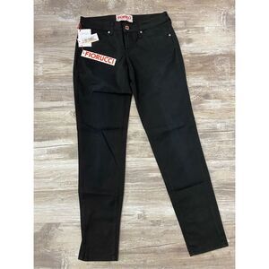 Fiorucci Black Skinny Jeans Ankle Cropped Womens Sz 26 Waist NWT